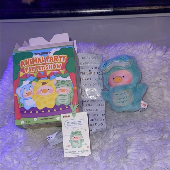 ToyZero+ Animal Party Puppet Show Plush NWT crocodile - Picture 3 of 9